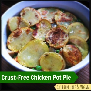 Crust-Free Chicken Pot Pie (gluten free & vegan) | The Hip Vegetarian | @hipvegetarian
