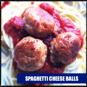 Spaghetti Cheese Balls | @HipVegetarian